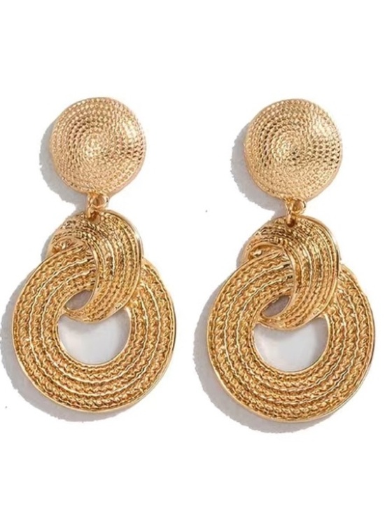 Jewelry - Textured Gold Toned Stud Earrings